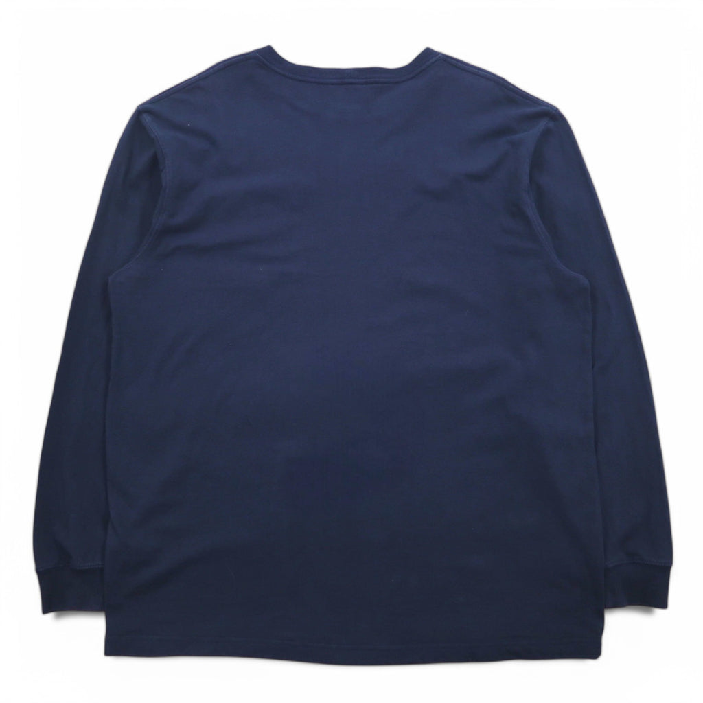 Carhartt ロングスリーブ ポケット Tシャツ ロンT XL ネイビー ORIGINAL FIT K126 メキシコ製