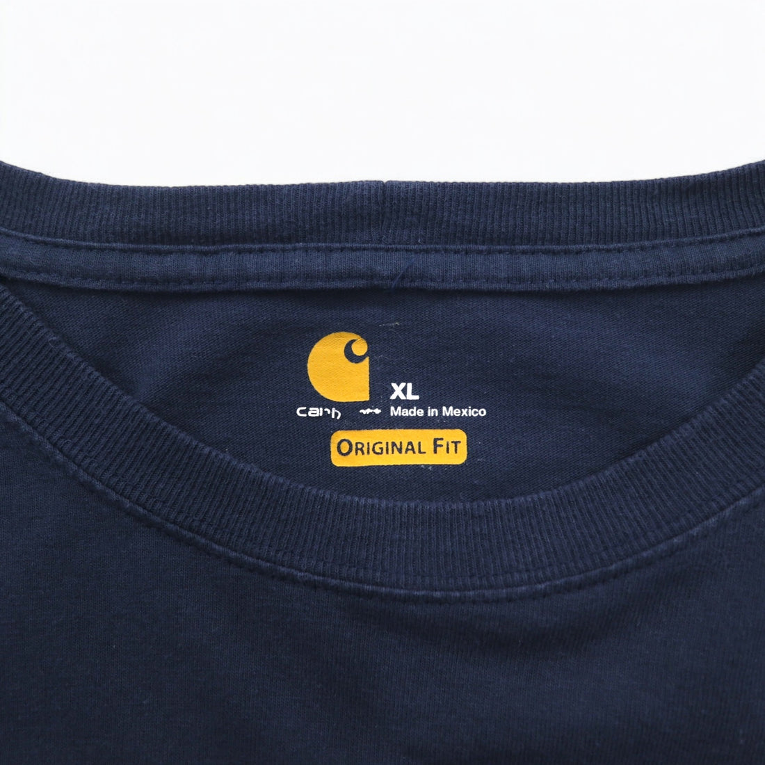 Carhartt ロングスリーブ ポケット Tシャツ ロンT XL ネイビー ORIGINAL FIT K126 メキシコ製