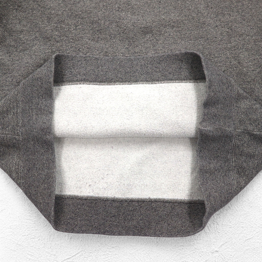 Polo by Ralph Lauren 90s Bicolor Half Button Hoodie M Gray Orange Fleece Lining Small Pony Embroidery