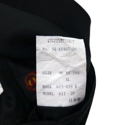 Paul Smith 90年代 3B スーツ セットアップ XL ブラック ウール Tessitura di Quaregna by GHIONE 日本製