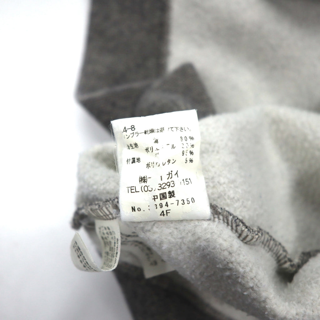Polo by Ralph Lauren 90s Bicolor Half Button Hoodie M Gray Orange Fleece Lining Small Pony Embroidery
