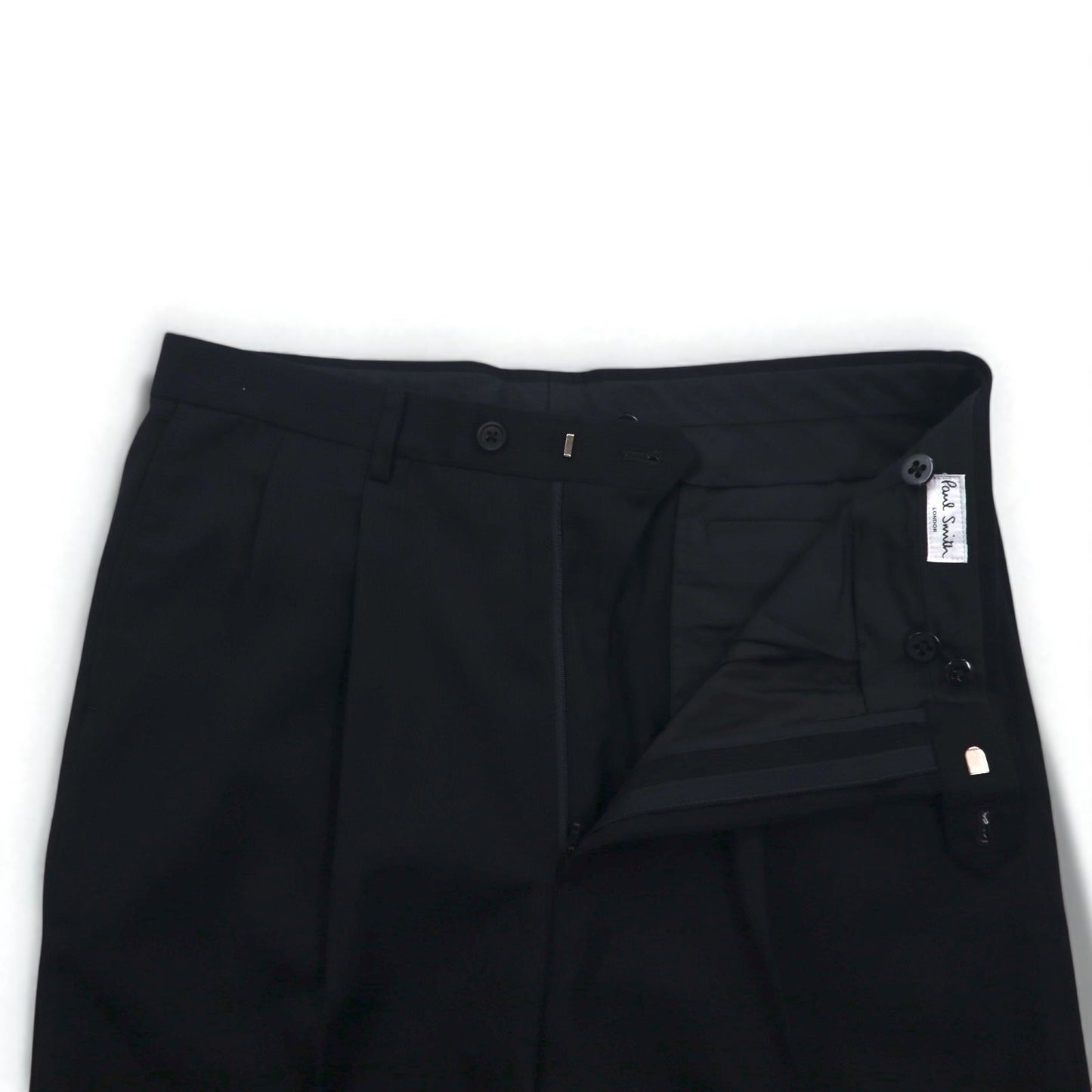 Paul Smith 90年代 3B スーツ セットアップ XL ブラック ウール Tessitura di Quaregna by GHIONE 日本製