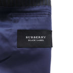 BURBERRY BLACK LABEL 2B Tailored Jacket Suit S Gray Striped Wool D1H31-608-07