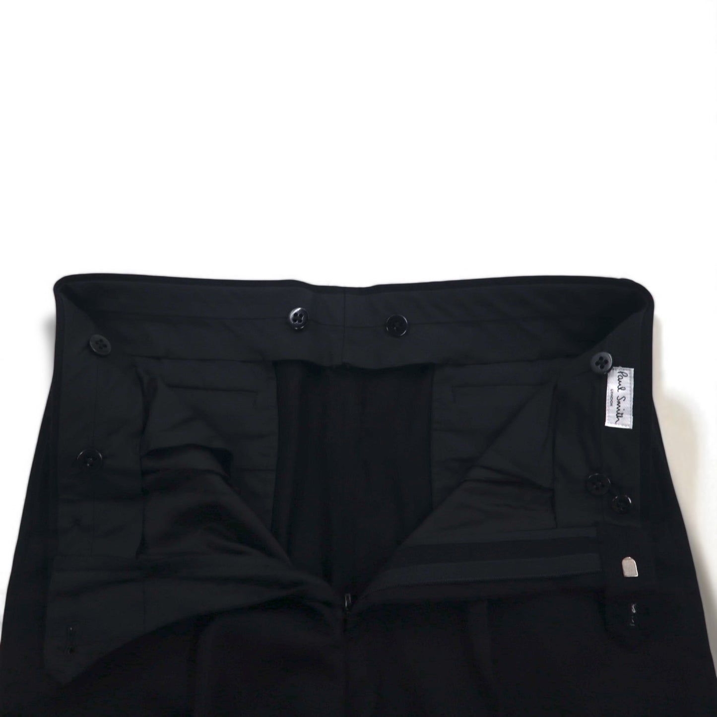 Paul Smith 90年代 3B スーツ セットアップ XL ブラック ウール Tessitura di Quaregna by GHIONE 日本製