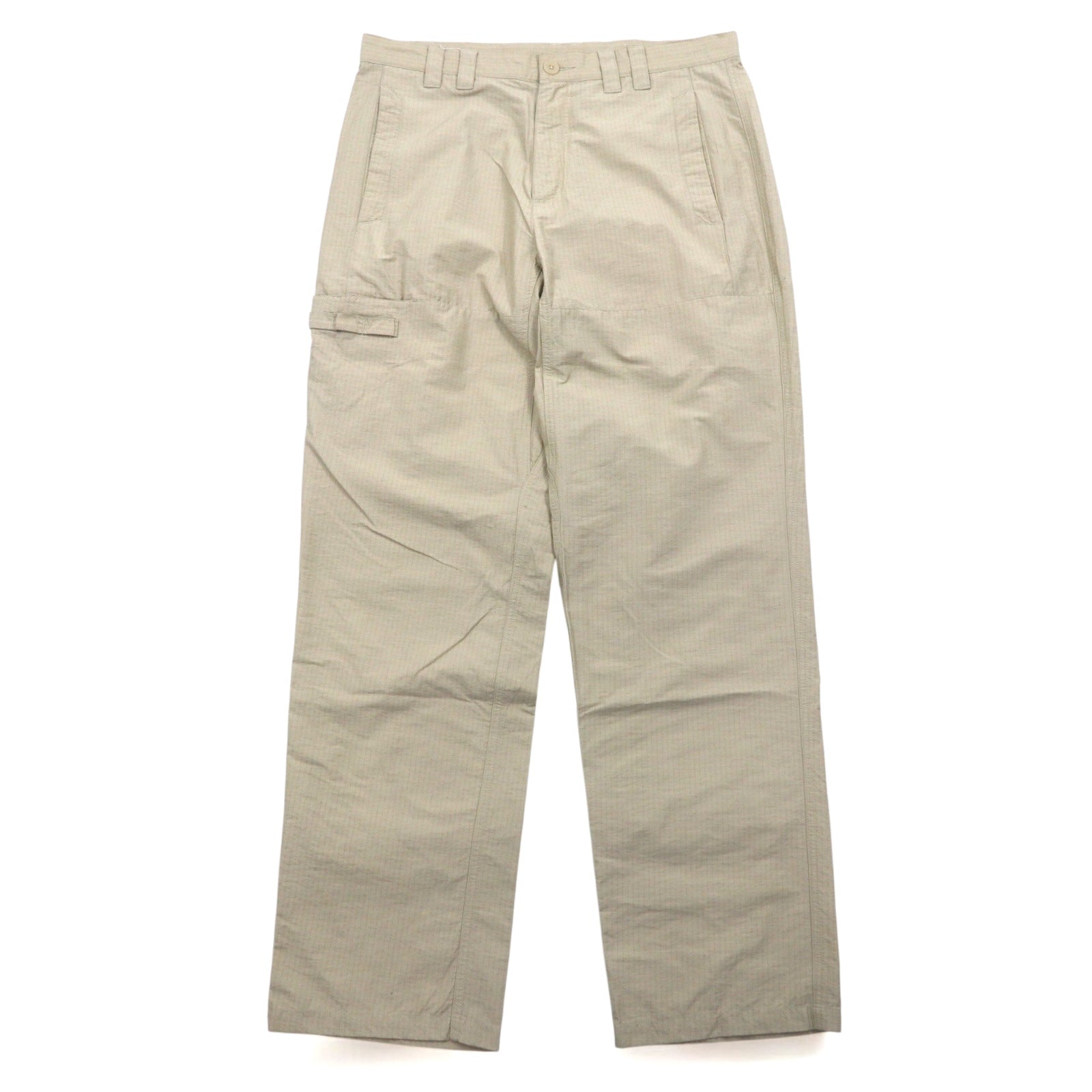 Columbia PFG Ripstop Fishing Pants L Beige OMNI-SHIELD Water Repellent FQ1041
