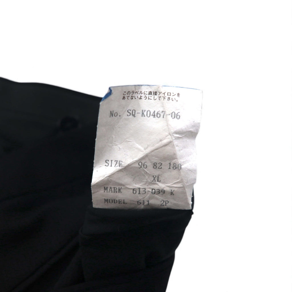 Paul Smith 90s 3B Suit Set, XL, Black Wool, Tessitura di Quaregna by GHIONE, Made in Japan