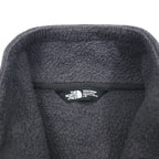 THE NORTH FACE Full-Zip Fleece Jacket, Size L, Gray, Stand Collar, High Neck