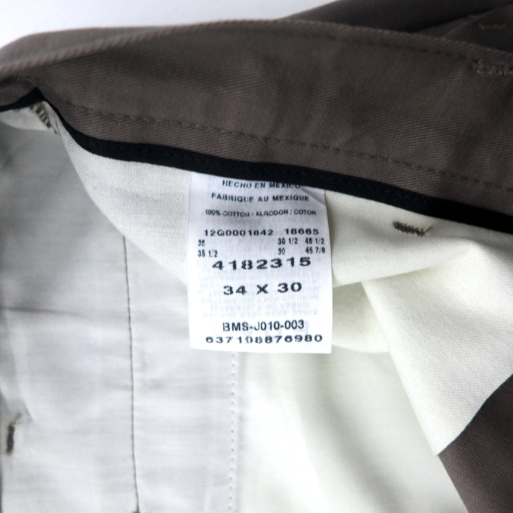 LEE チノパンツ 34 カーキ コットン PERFORMANCE KHAKIS 4182315 メキシコ製