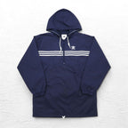 adidas 90s Half-Zip Anorak Parka XL Navy Nylon Mesh Liner 3-Stripes Trefoil Logo
