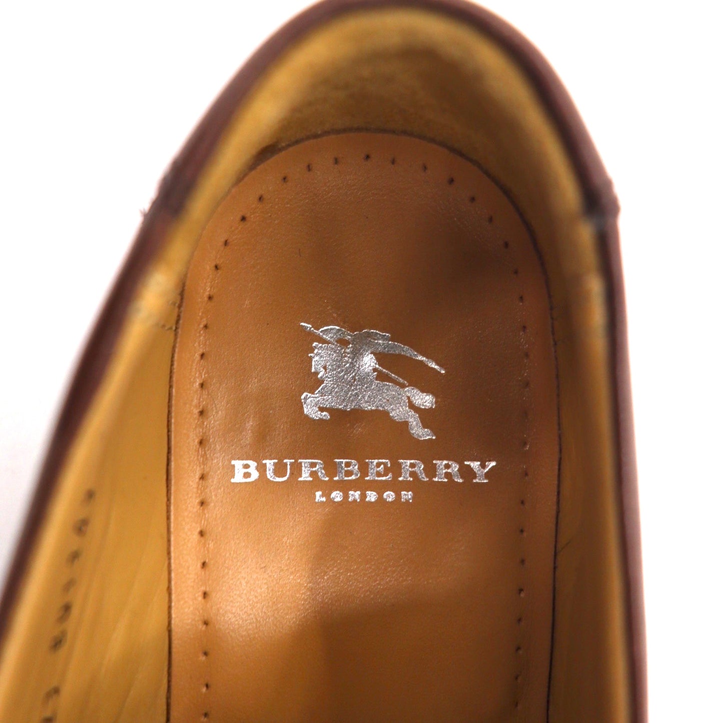 BURBERRY ビット ローファー 24cm ブラウン レザー BU1349