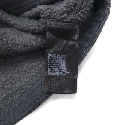 THE NORTH FACE Full-Zip Fleece Jacket, Size L, Gray, Stand Collar, High Neck