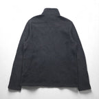 THE NORTH FACE Full-Zip Fleece Jacket, Size L, Gray, Stand Collar, High Neck