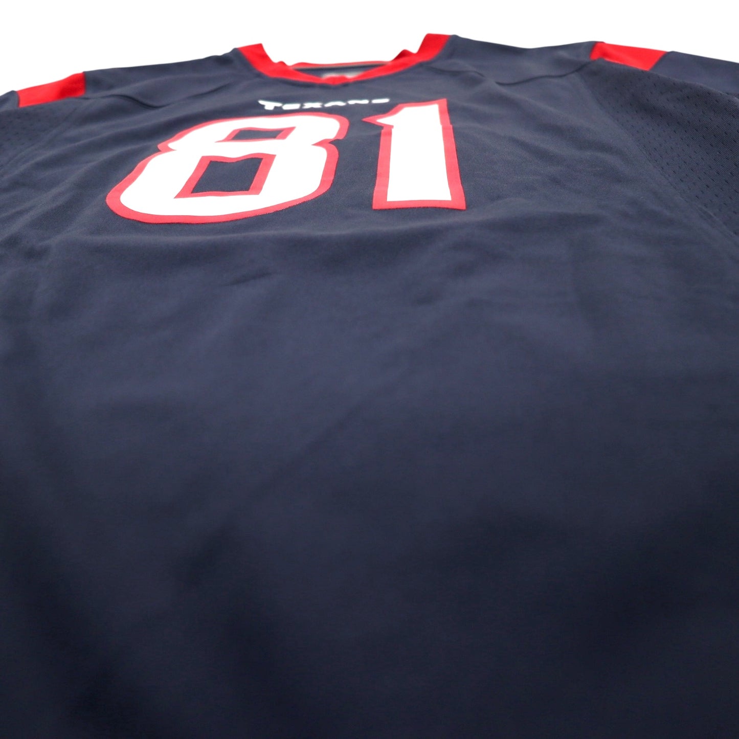 Nike Game Shirt, Navy, Size L, Polyester, NFL Texans Numbering, NFL Players On Field