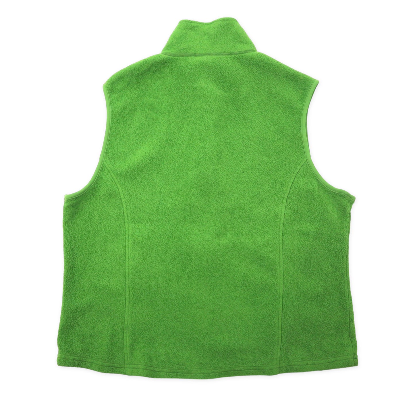 L.L.Bean Full Zip Fleece Vest XL Green Polyester Polartec – 日本然