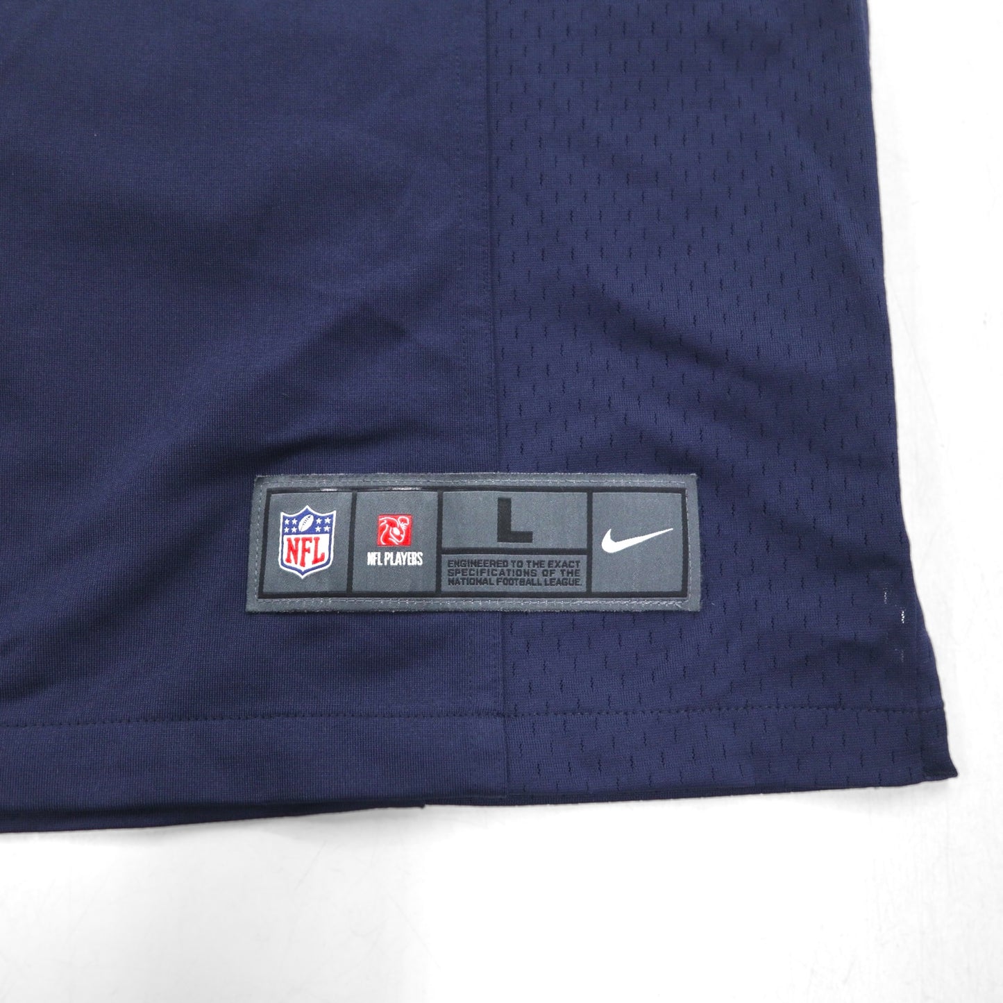 Nike Game Shirt, Navy, Size L, Polyester, NFL Texans Numbering, NFL Players On Field