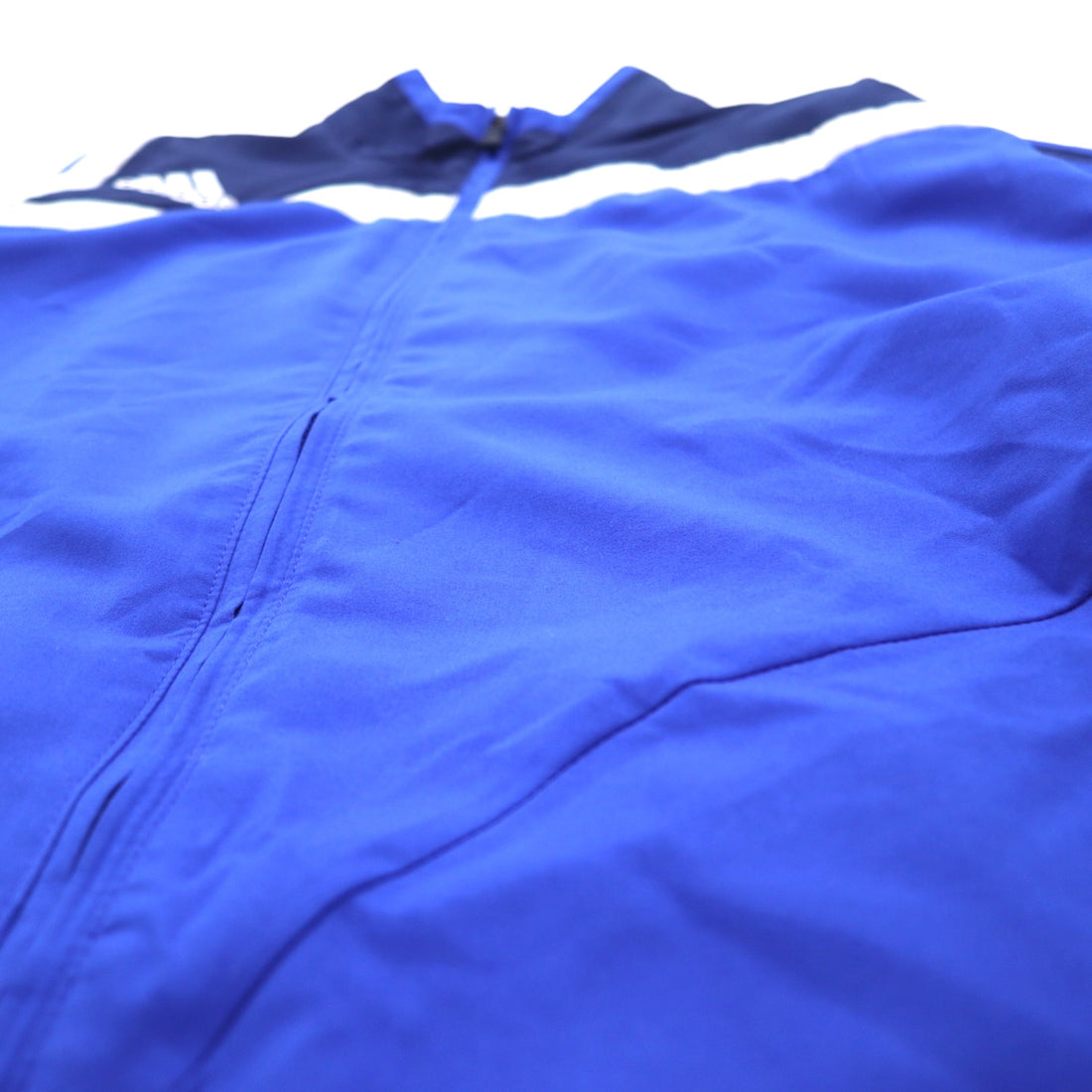 adidas nylon jacket track jacket jersey 3XL blue navy 3 stripes