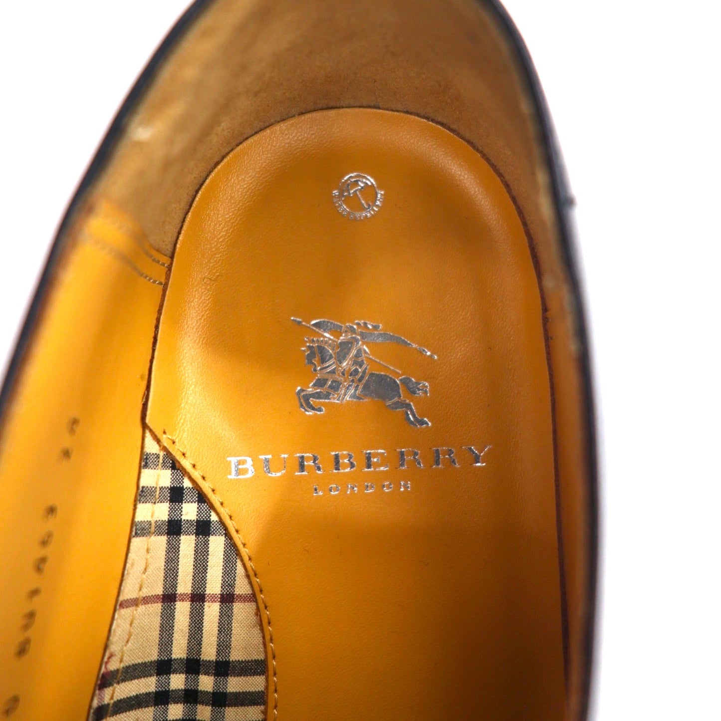 BURBERRY タッセル ローファー 24cm ブラック レザー BU1463