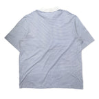POLO GOLF RALPH LAUREN Striped Polo Shirt XL White Blue Cotton Small Pony Embroidery Big Size Made in Peru