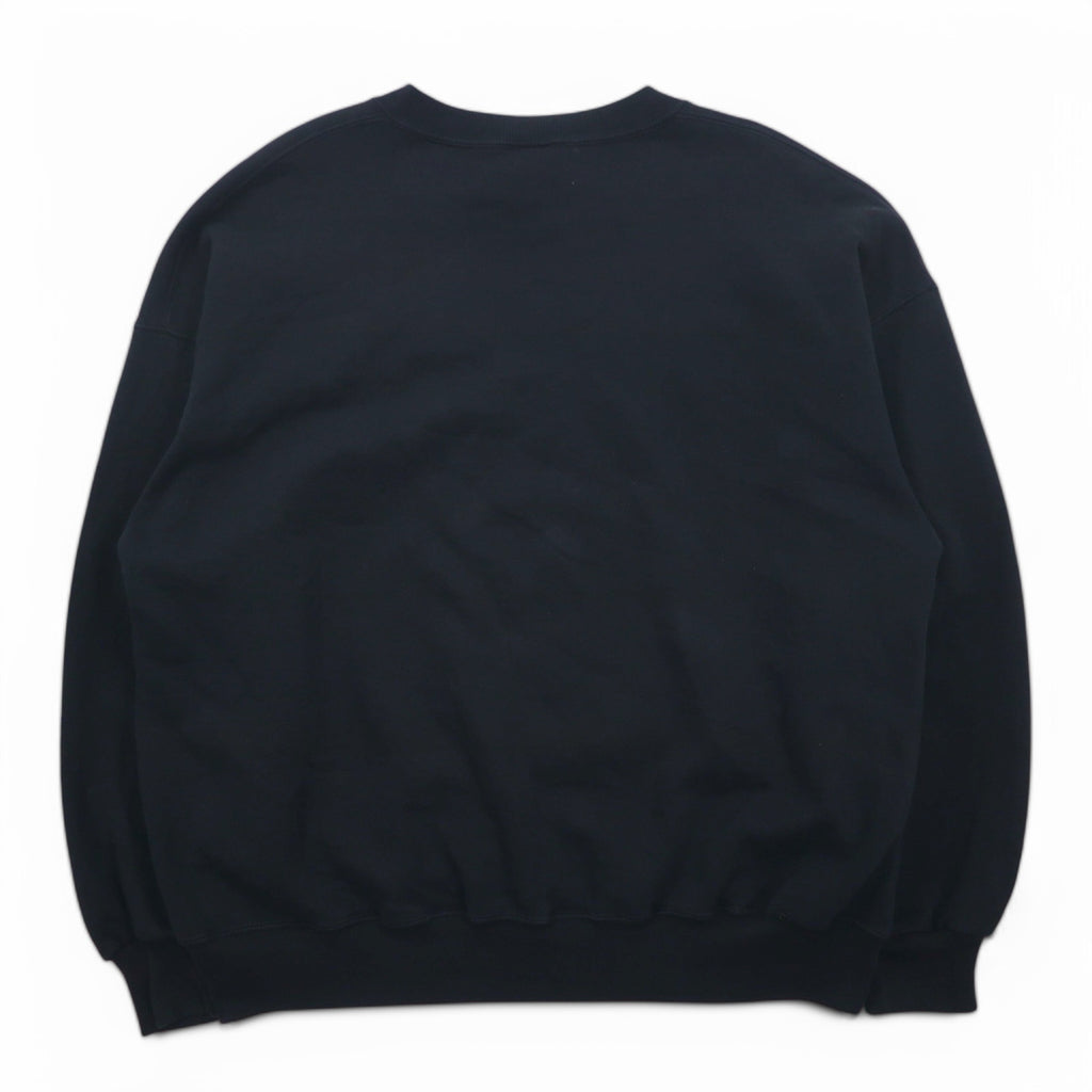JERZEES USA made 80s SUPER SWEATS Crew neck sweatshirt 2XL Black Fleece lining PSC