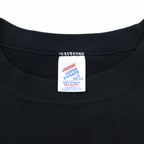 JERZEES USA made 80s SUPER SWEATS Crew neck sweatshirt 2XL Black Fleece lining PSC