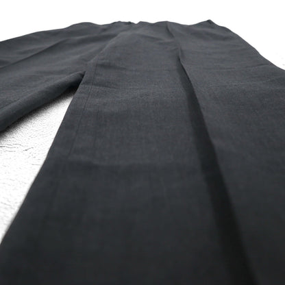 DAKS センタープレス ワイド スラックスパンツ M グレー ウール 日本製