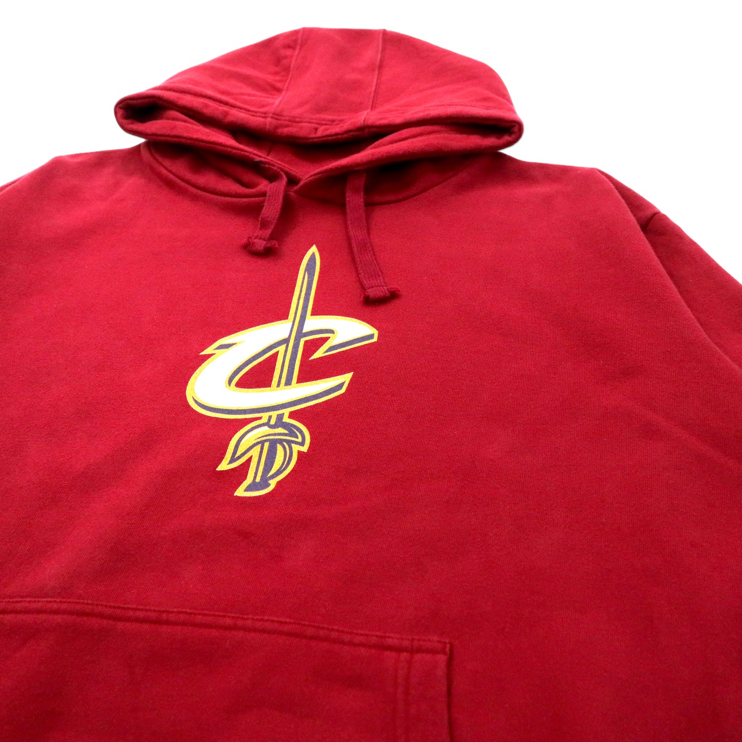 NFL PRO LINE ビッグサイズ プルオーバーパーカー 3XL レッド コットン ナンバリング Cleveland Cavaliers メキシコ製