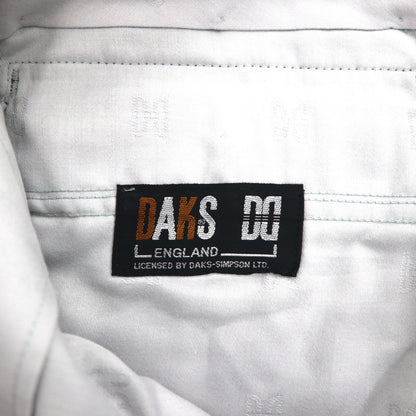 DAKS センタープレス ワイド スラックスパンツ M グレー ウール 日本製