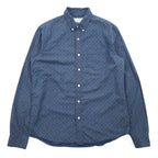 DENIM & SUPPLY RALPH LAUREN ペイズリー ボタンダウンシャツ M ネイビー 総柄 コットン