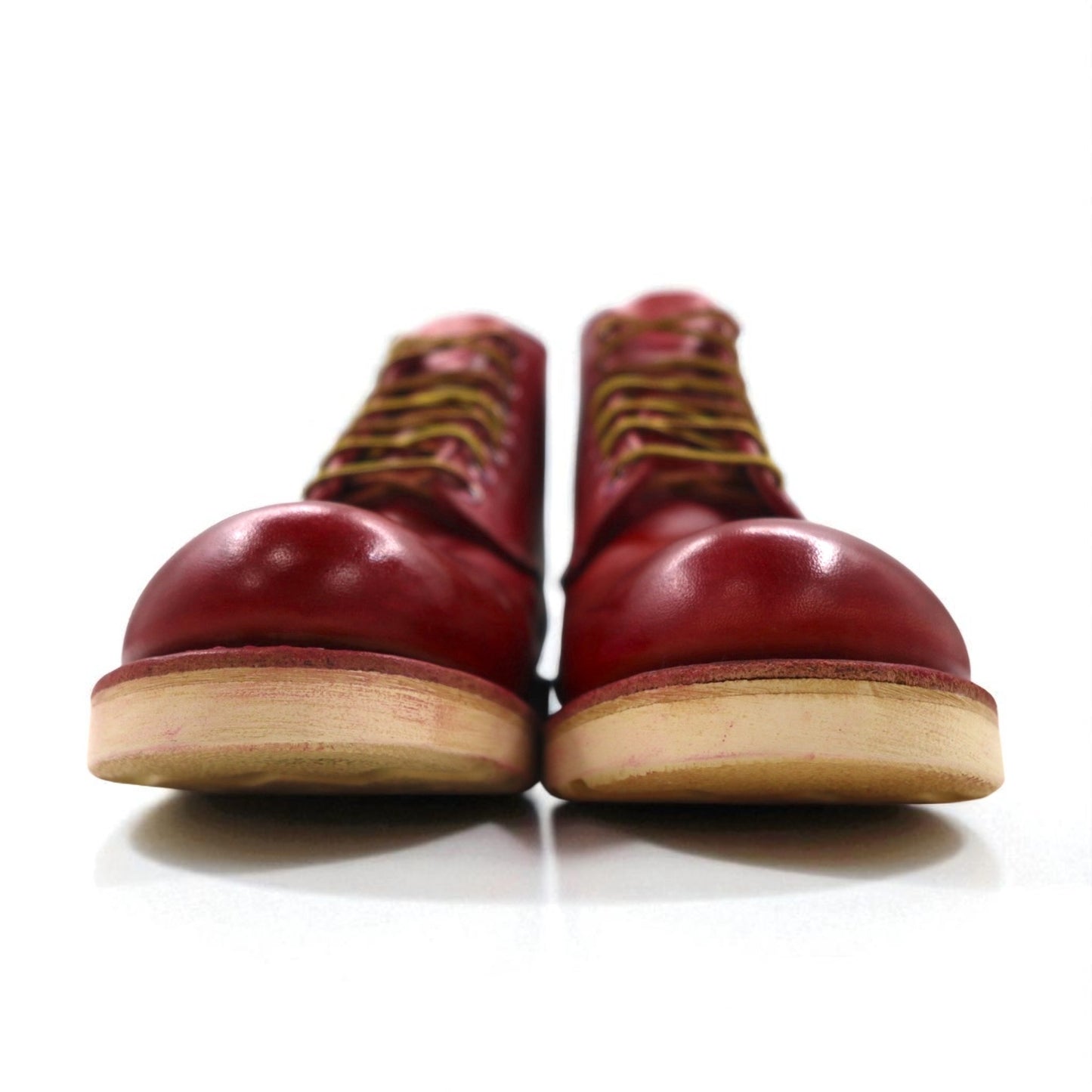 REDWING 6-inch Classic Round Work Boots, Size 27cm, Red, Aurora Set Leather, 8166