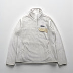 Patagonia リツール スナップT プルオーバー フリースジャケット M ホワイト カンガルーポケット 25442