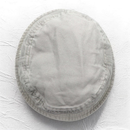 NIKE 90年代 銀タグ スウォッシュ 刺繍 バケットハット L ベージュ コットン