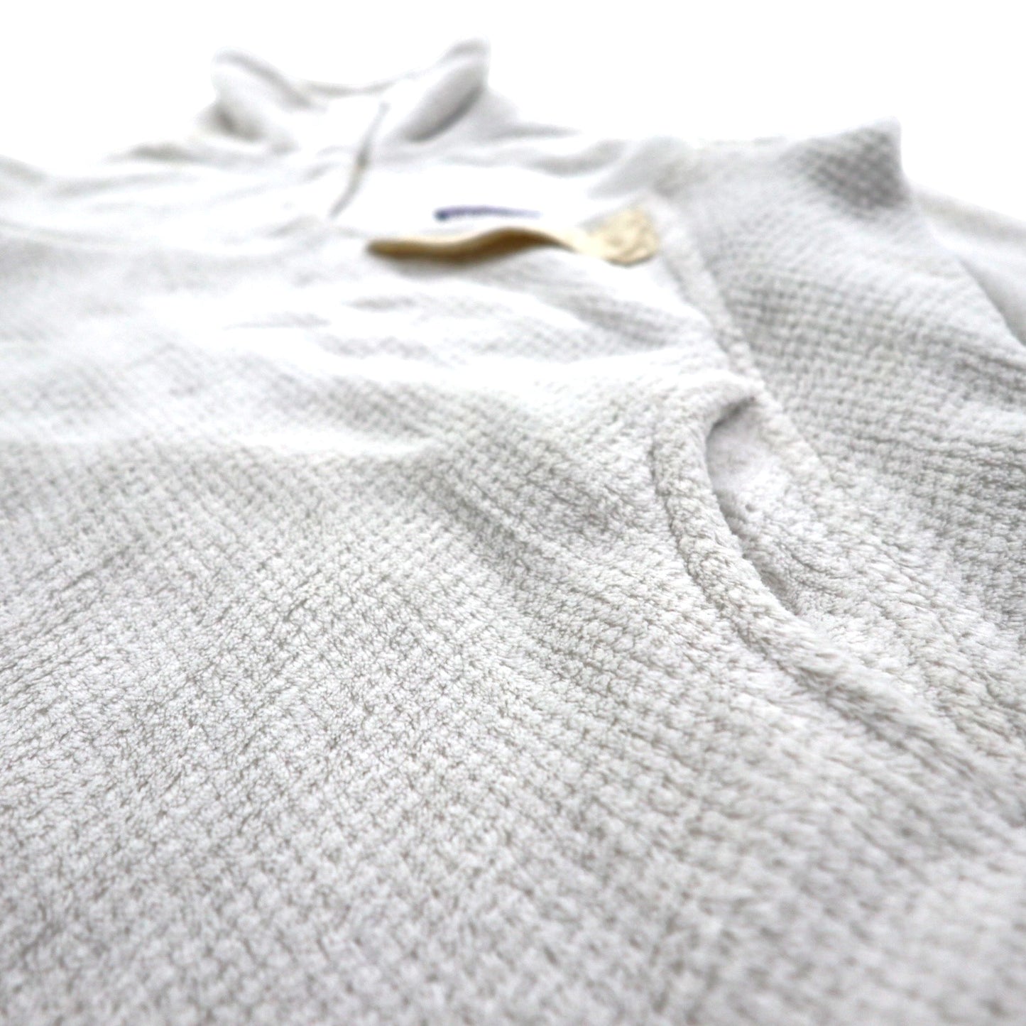 Patagonia リツール スナップT プルオーバー フリースジャケット M ホワイト カンガルーポケット 25442