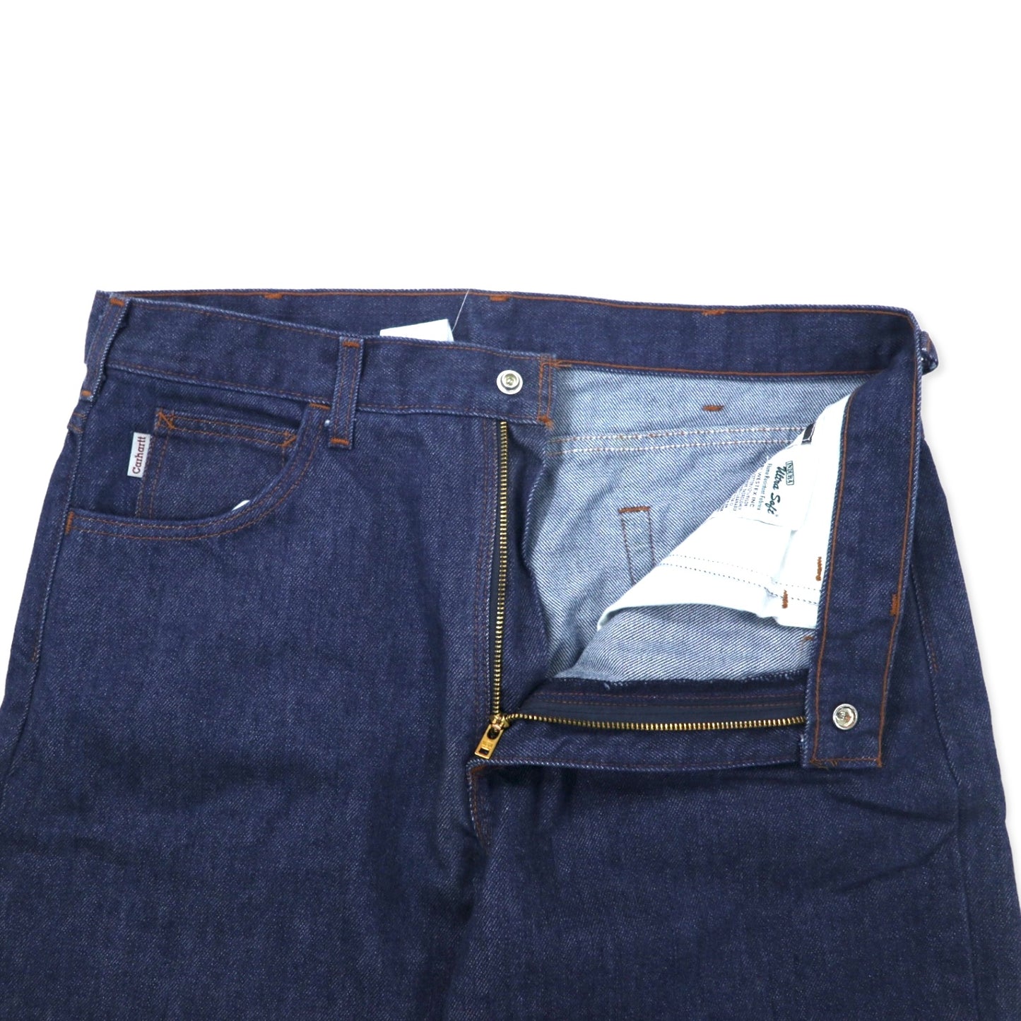 Carhartt FR バギー デニムパンツ 36 ブルー コットン 難燃素材 Mens Blue Fire Resistant Jeans FRB 150 PRW メキシコ製