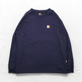 Carhartt FORCE Flame Retardant FR Long Sleeve T-Shirt, Long T, XL, Navy, Stretch, 102904-410, Made in Mexico