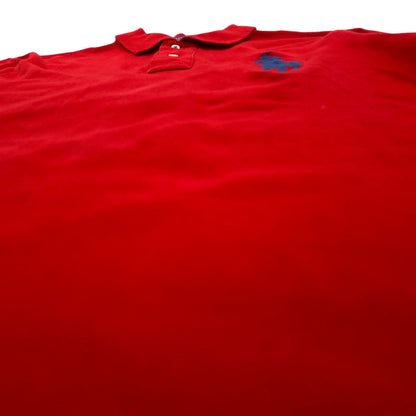 POLO RALPH LAUREN クラシックフィット ビッグポニー刺繍 ポロシャツ M レッド コットン 鹿の子