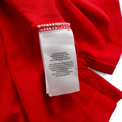 POLO RALPH LAUREN クラシックフィット ビッグポニー刺繍 ポロシャツ M レッド コットン 鹿の子