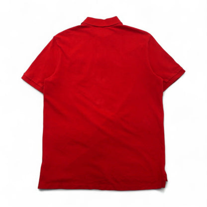 POLO RALPH LAUREN クラシックフィット ビッグポニー刺繍 ポロシャツ M レッド コットン 鹿の子