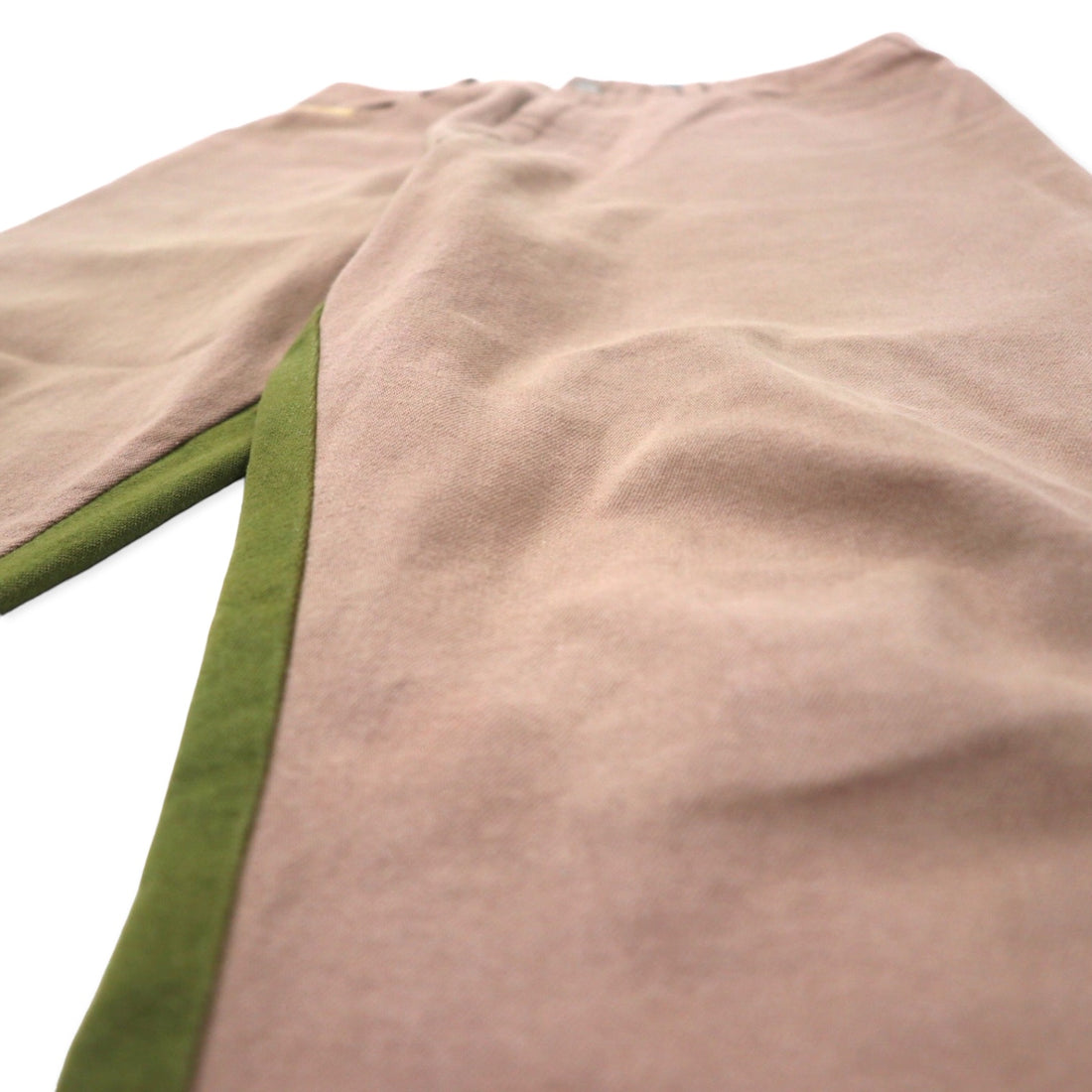 gourmet jeans tapered denim pants size 32 brown khaki bicolor cotton TYPE-03 LEAN made in Japan
