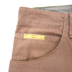 gourmet jeans tapered denim pants size 32 brown khaki bicolor cotton TYPE-03 LEAN made in Japan