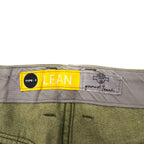 gourmet jeans tapered denim pants size 32 brown khaki bicolor cotton TYPE-03 LEAN made in Japan