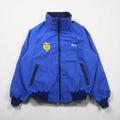 SPORTSMASTER 90s USA Sport Jacket, XL, Blue, Nylon Jacket with Polarfleece Fleece Lining, High Neck, Made in the USA, 1990s