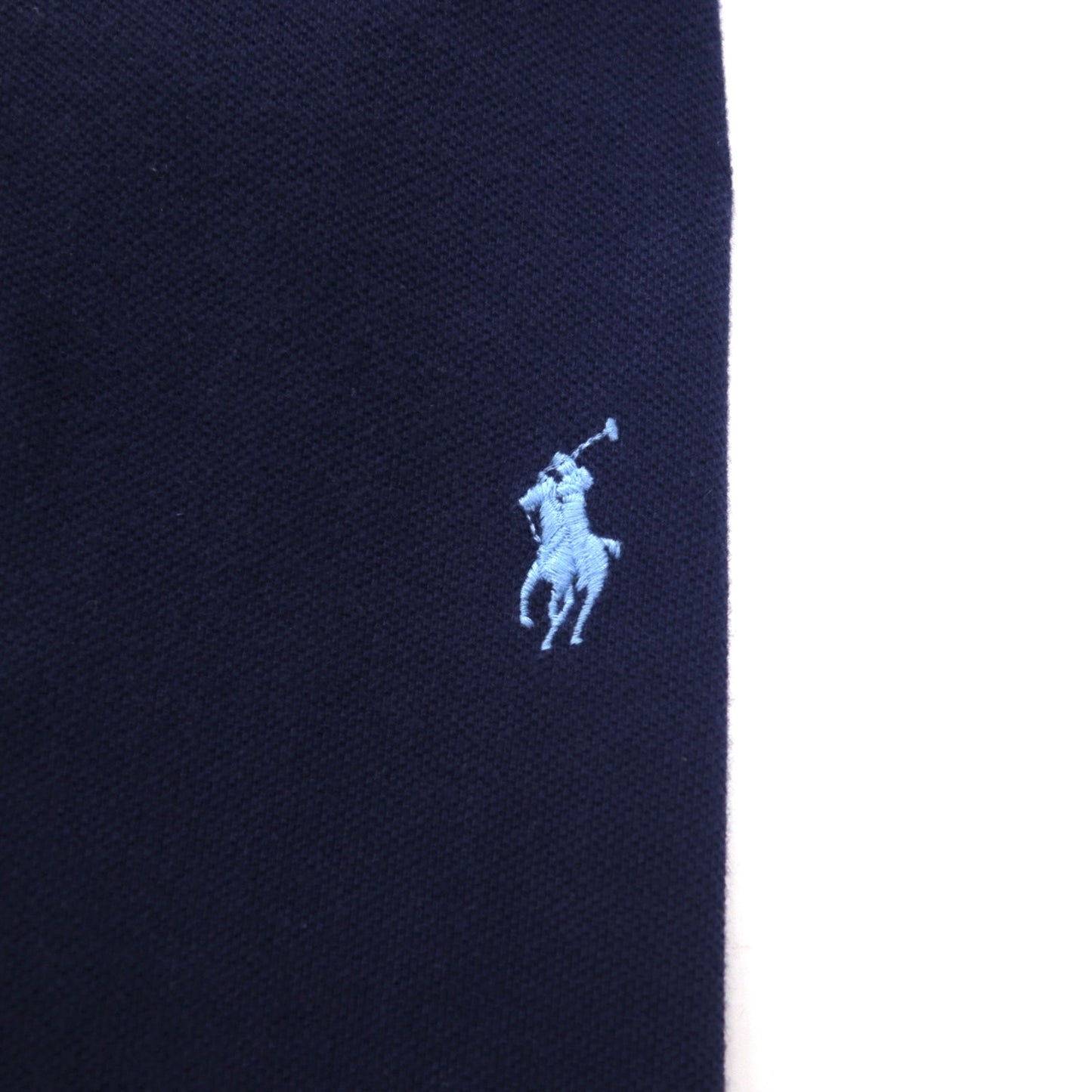 POLO RALPH LAUREN ポロシャツ M ネイビー コットン 鹿の子 スモールポニー刺繍