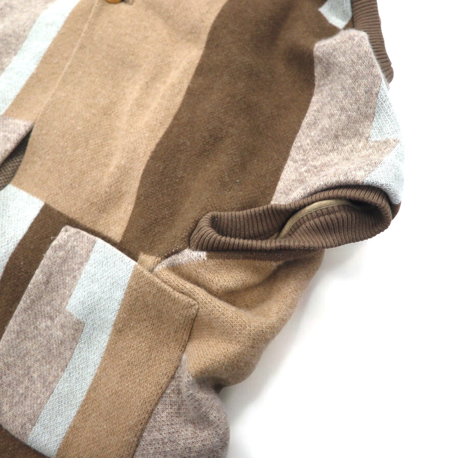 ohta Poncho Cardigan FREE Brown Beige Multicolor Angora 14aw-ha-pl Made in Japan