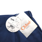 Chloe SPORTS 80年代 タック ワイド イージースラックスパンツ 2XL ブルー コットン CHL8256 日本製 未使用品
