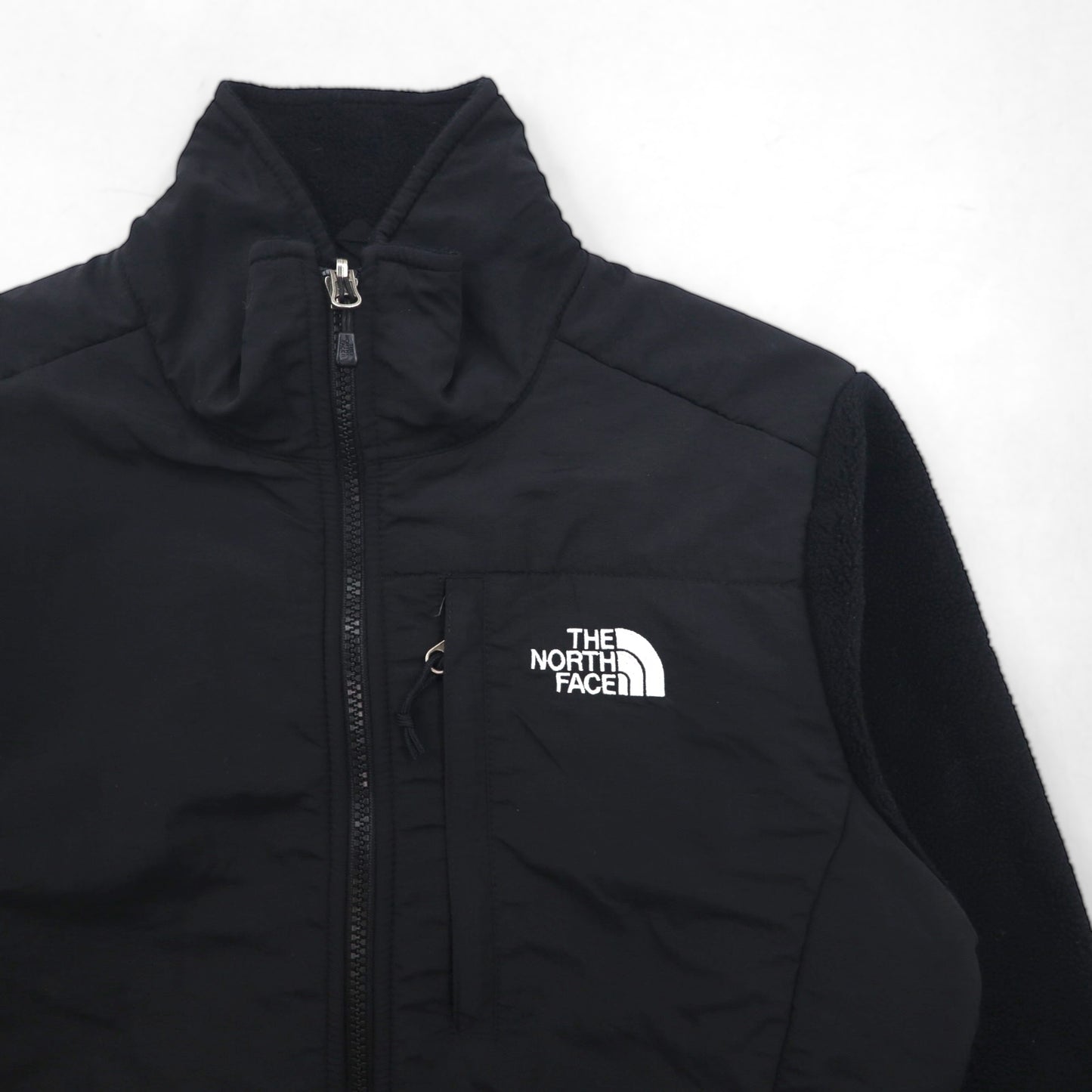 THE NORTH FACE デナリジャケット POLARTEC ポーラテック フリースジャケット S ブラック ナイロン切替