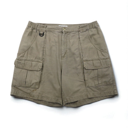 Columbia 2000s Duck Shorts, Khaki, Flap Pockets, Size L, XM4100, Made in Nicaragua