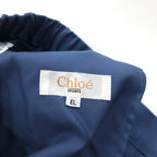 Chloe SPORTS 80年代 タック ワイド イージースラックスパンツ 2XL ブルー コットン CHL8256 日本製 未使用品