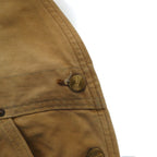 Carhartt USA Made 80s Double Knee Bib Overalls XL Beige Duck Fabric Star Tag 6FBQZ