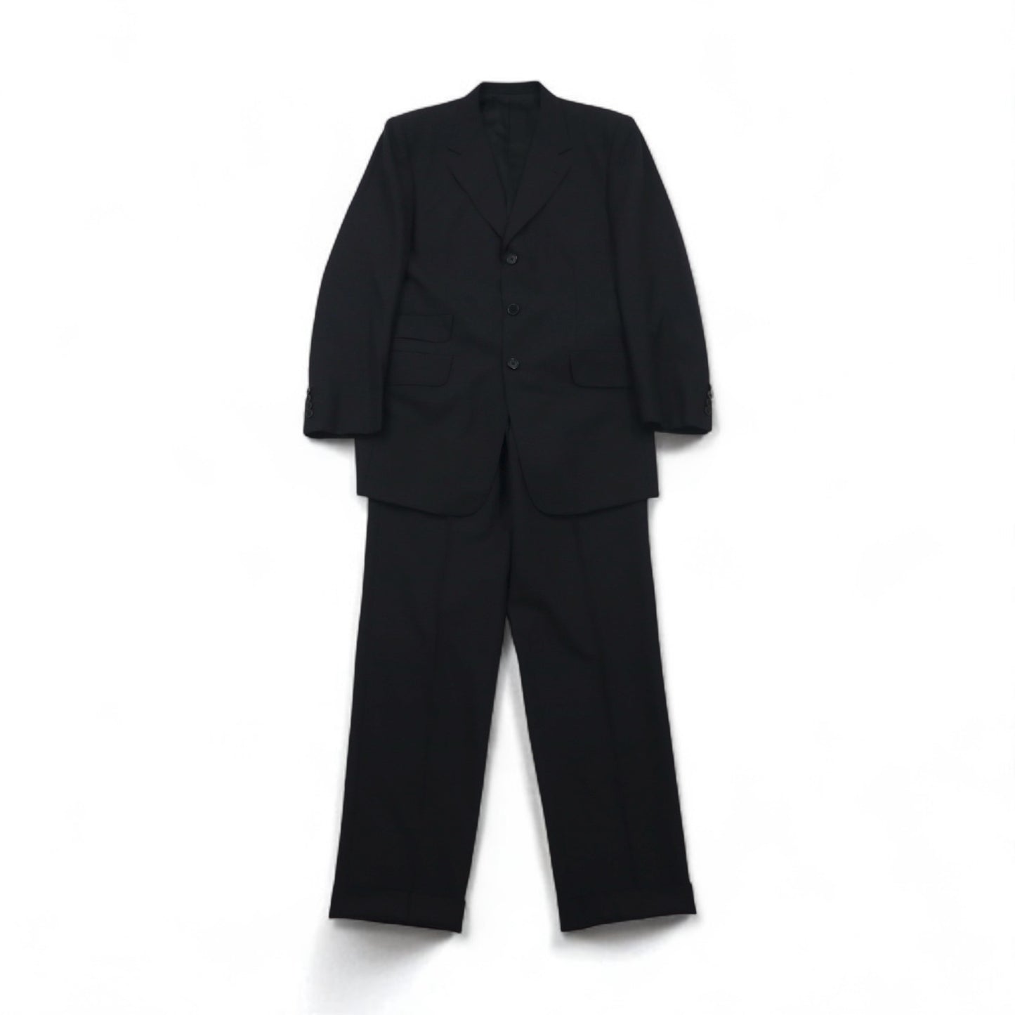 Paul Smith 90年代 3B スーツ セットアップ XL ブラック チェック ウール 日本製