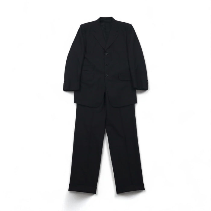 Paul Smith 90年代 3B スーツ セットアップ XL ブラック チェック ウール 日本製